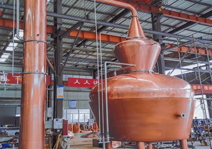 The Flavor Influence of Commercial Copper Stills