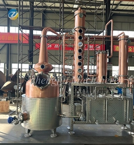1000L Copper Distillation Machine Distillery Equipment Distiller Distillation For Alcohol Still
