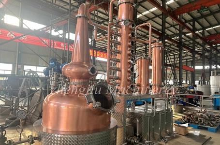 Detail of 1000L Copper Distillation Machine Distillery Equipment Distiller Distillation For Alcohol Still