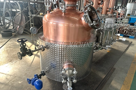 Detail of 1000L Copper Distillation Machine Distillery Equipment Distiller Distillation For Alcohol Still