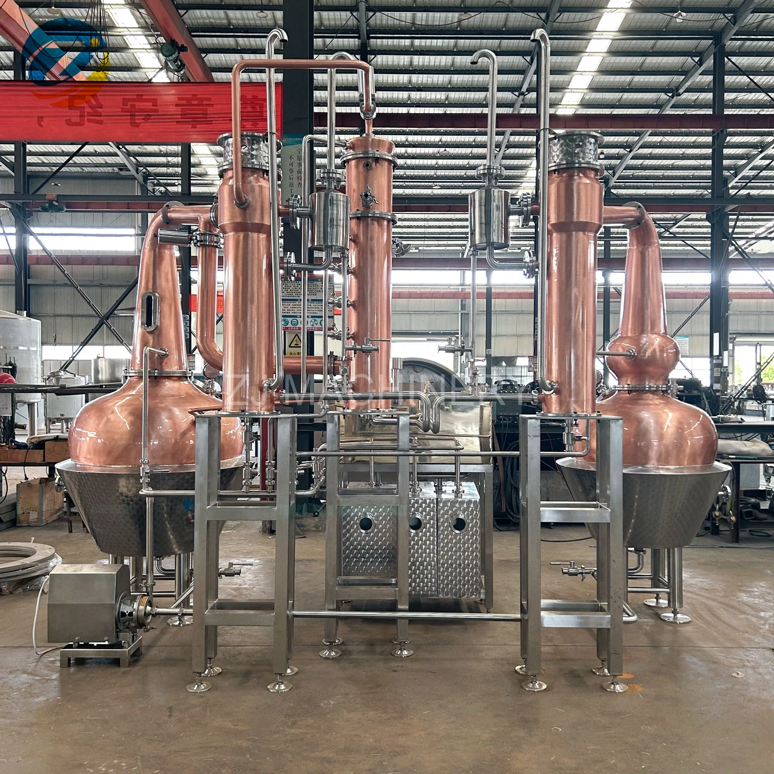 Double Pot Stills Scottish-style Whisky Stills Commercial Distillery