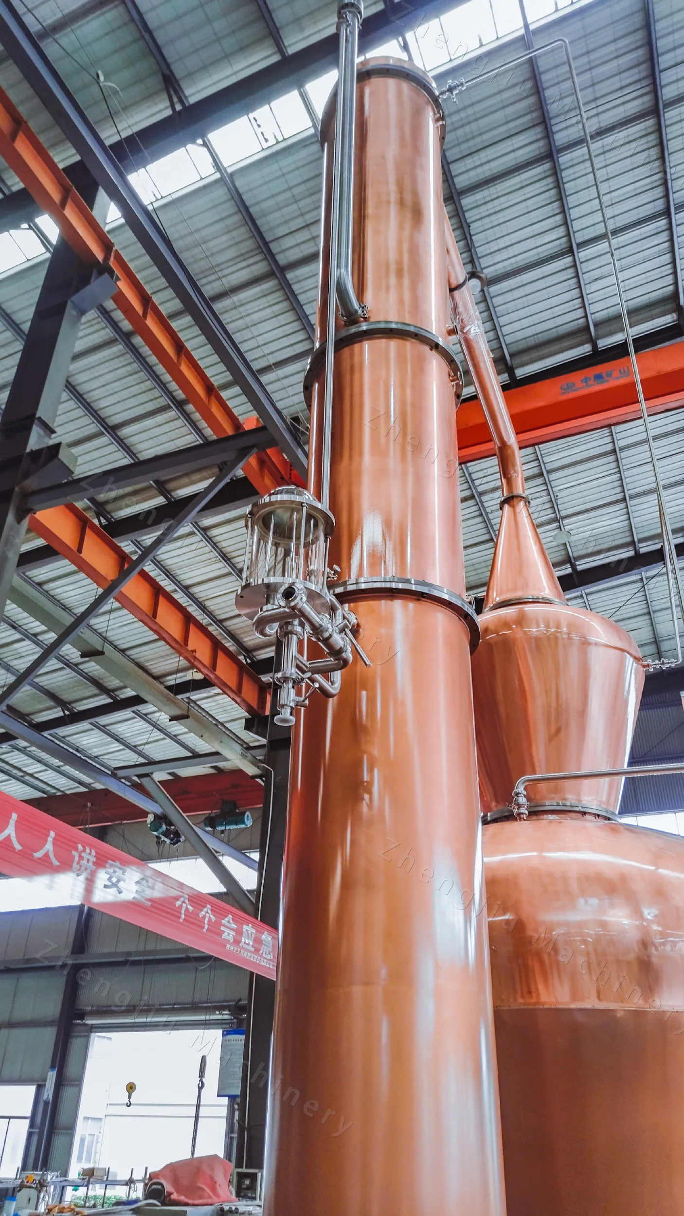 zj 10000l copper pot stills alembic whiskey making machine 4