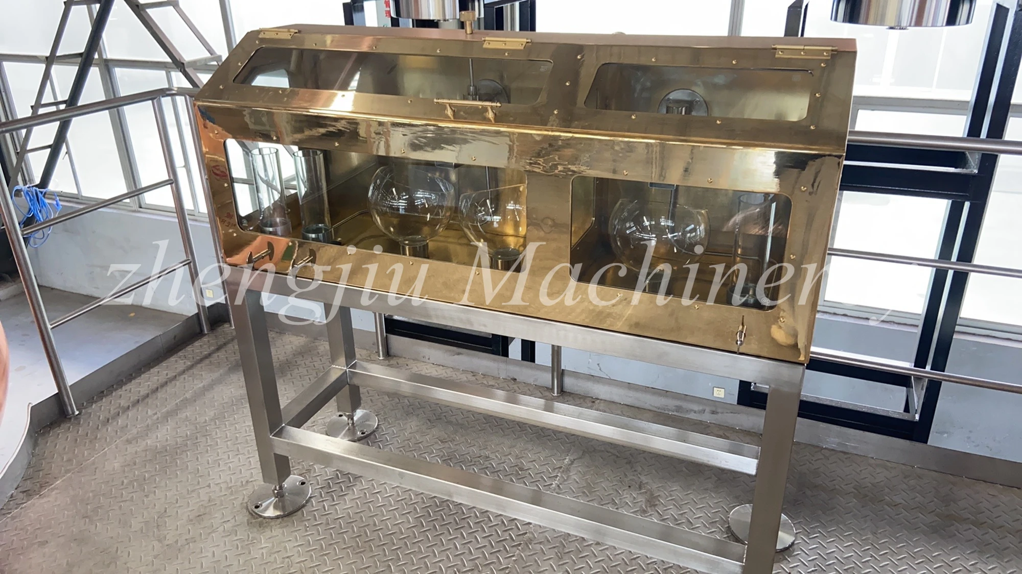 zj 2000l+1400l two copper whisky pot distiller equipment 6