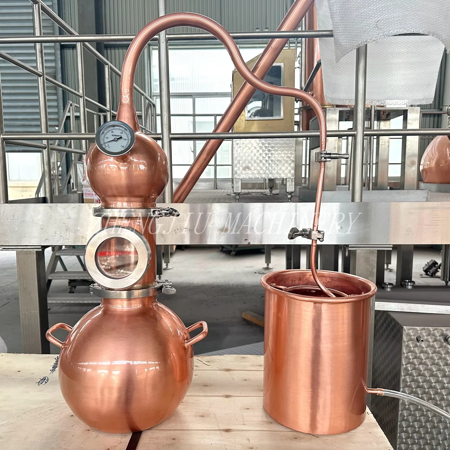 ZJ Handmade Small Copper Distiller Equipment 5L/10L/15L/20L
