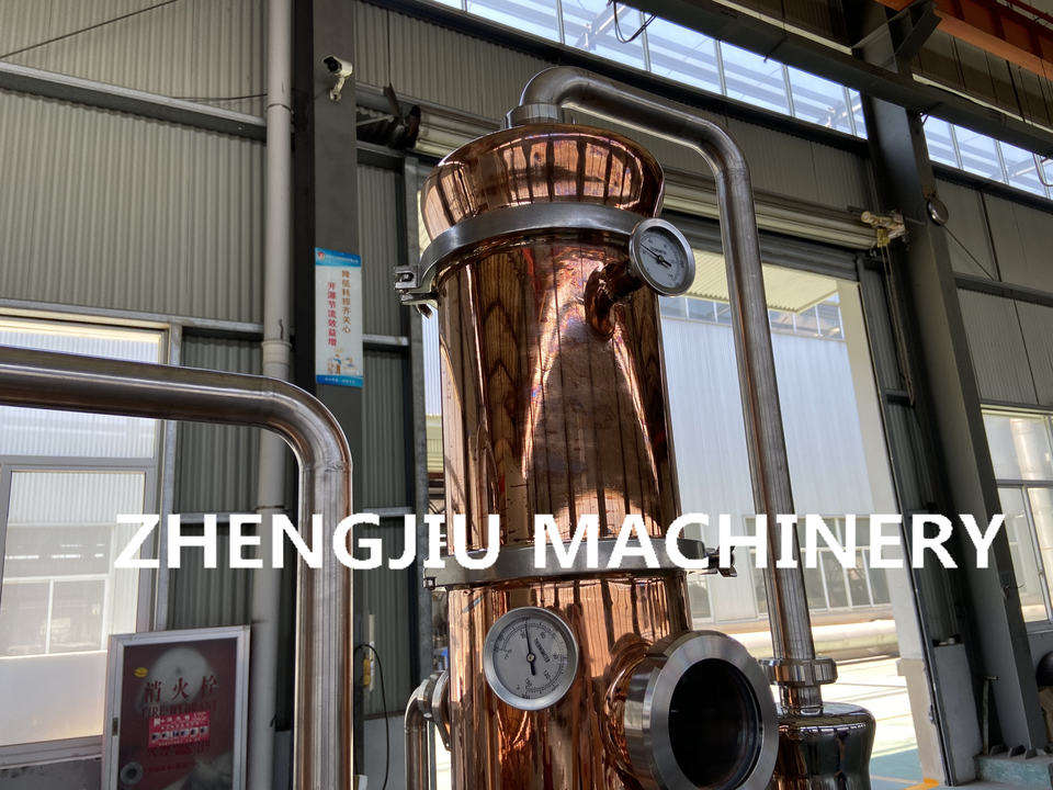 zj 100l copper pot commercial distillation apparatus copper still 3