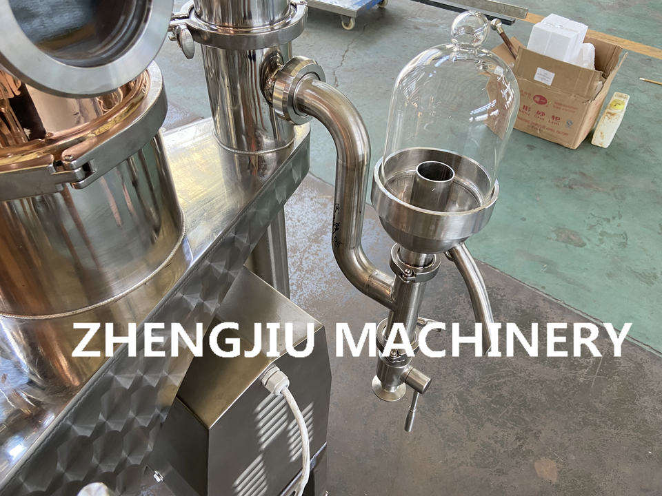zj 100l copper pot commercial distillation apparatus copper still 6