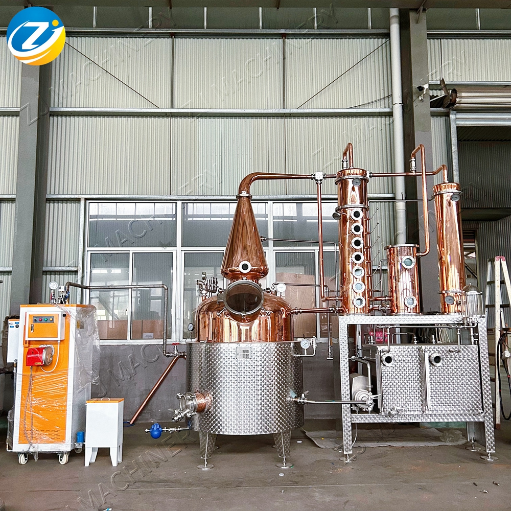 ZJ All Copper Distillation Whisky Gin Brandy Distiller Spirit Making Equipment Still For Alcohol_copy20250630
