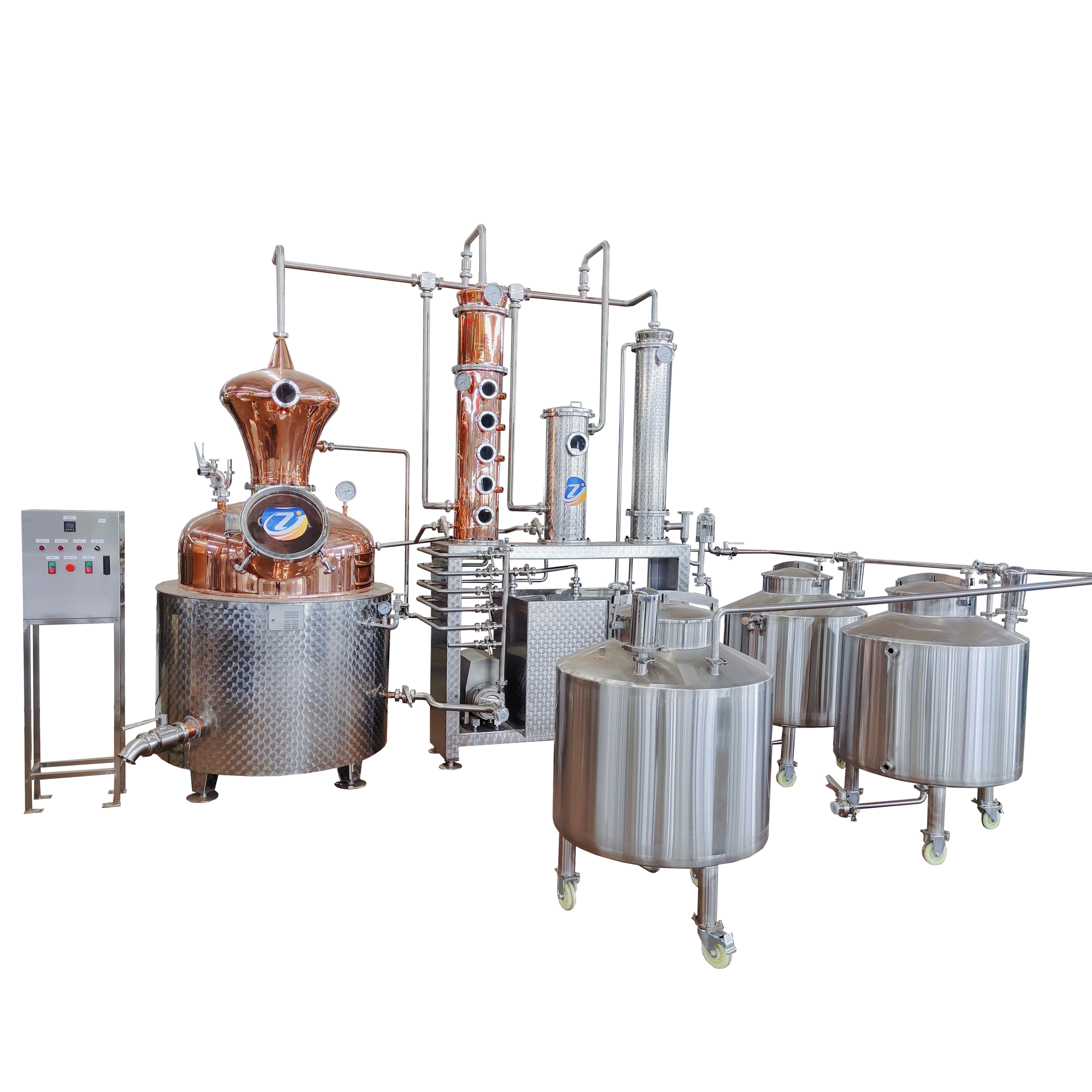 ZJ 500L Distillation System Distiller Production Line Brandy Distiller Machine