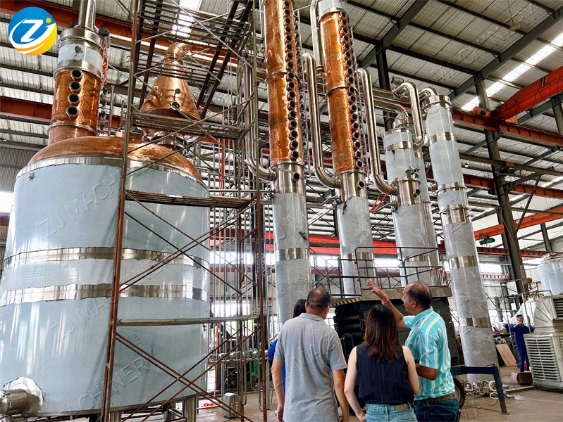 overseas-client-visited-zhengjiu-for-on-site-inspection-of-20000l-distillation-system-high-recognition-earned2.jpg