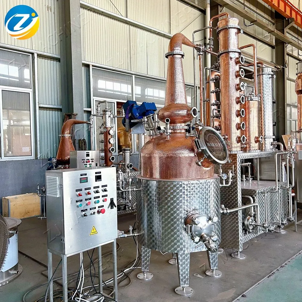 ZJ Copper Craft Distiller Still Column Distillation For Multi Functional Spirit