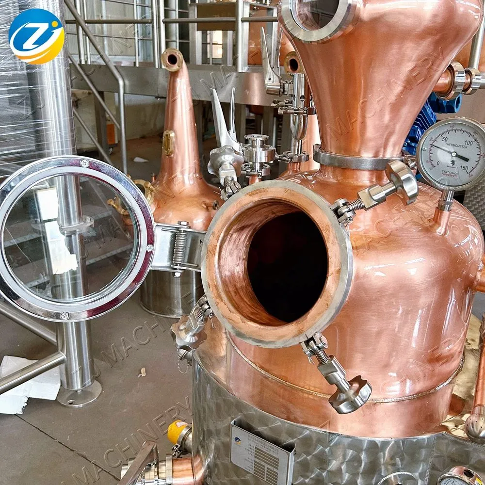 Copper Distillation Distill Alcohol Machine For Brandy
