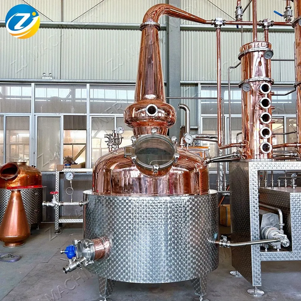 ZJ Plate Column Copper Distill for Spirit Alcohol